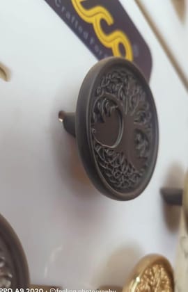 ADISON Stainless Steel Designer Trendy Stylish Door Knobs Pack of 2 and get 1 Free with Screws and Glossy Material (Pack of 3) | Multicolor 36