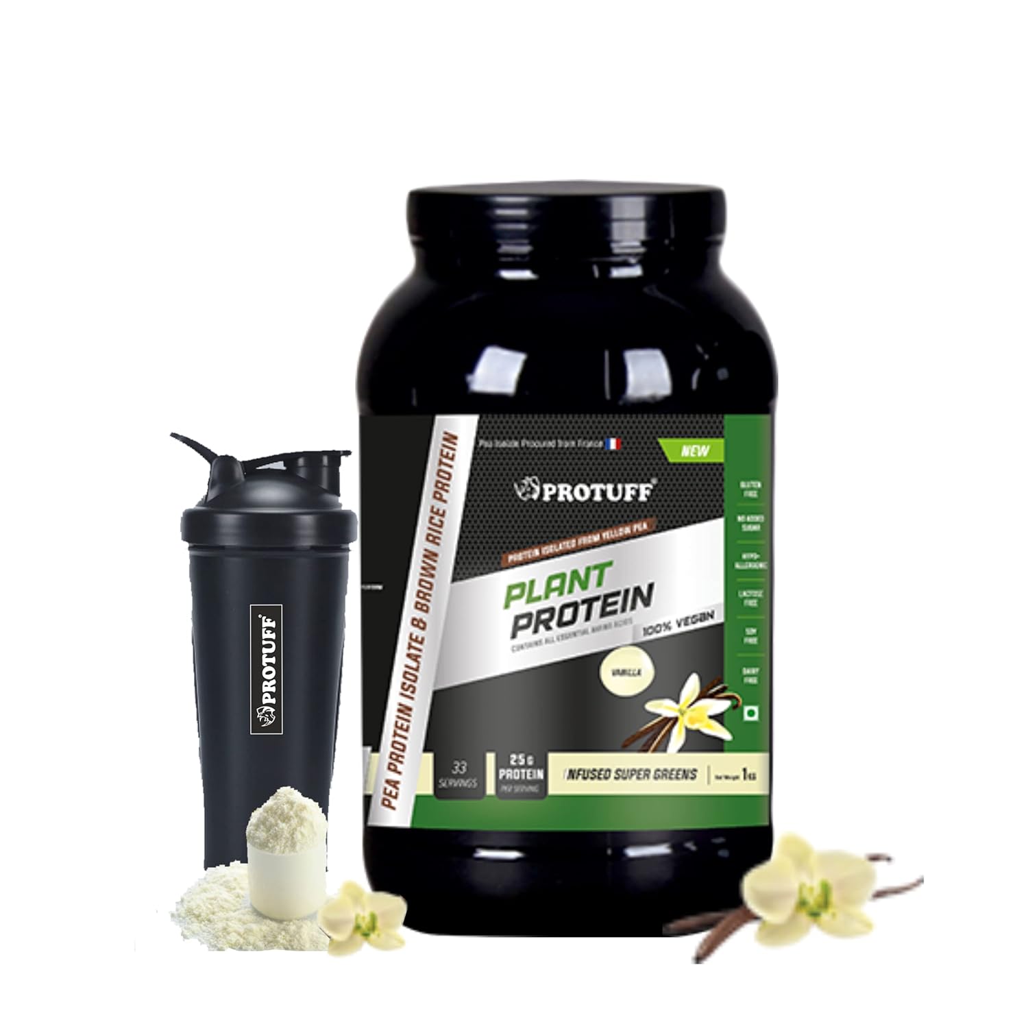 Plant Protein Vanilla 1Kg (33 Servings)