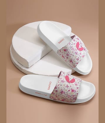 CHUPPS White Women's Slide Flip Flop