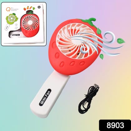 Rechargeable Handheld Mini Fan (Battery Not Included / Mix Colour)