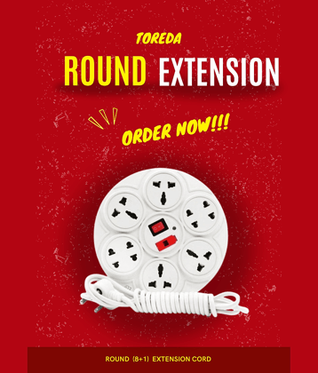 TOREDA 8 Socket Extension Board