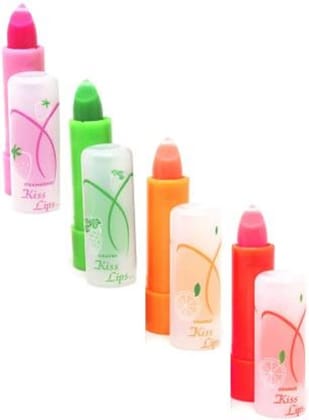 Elecsera BEST LONG LASTING NOURISHMENT LIP BALM WATER PROOF FRUIT (Pack of: 4, 12 g)