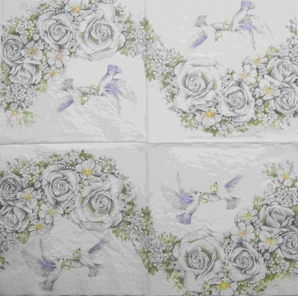 Decoupage Napkin / Tissue papers - 33cm by 33cm - GT1640