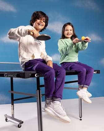 Winter Fleece Joggers-4-5 Y / What-a-violet