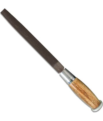 Amb File Wooden Handle Steel Cut Half Round 12 Inches