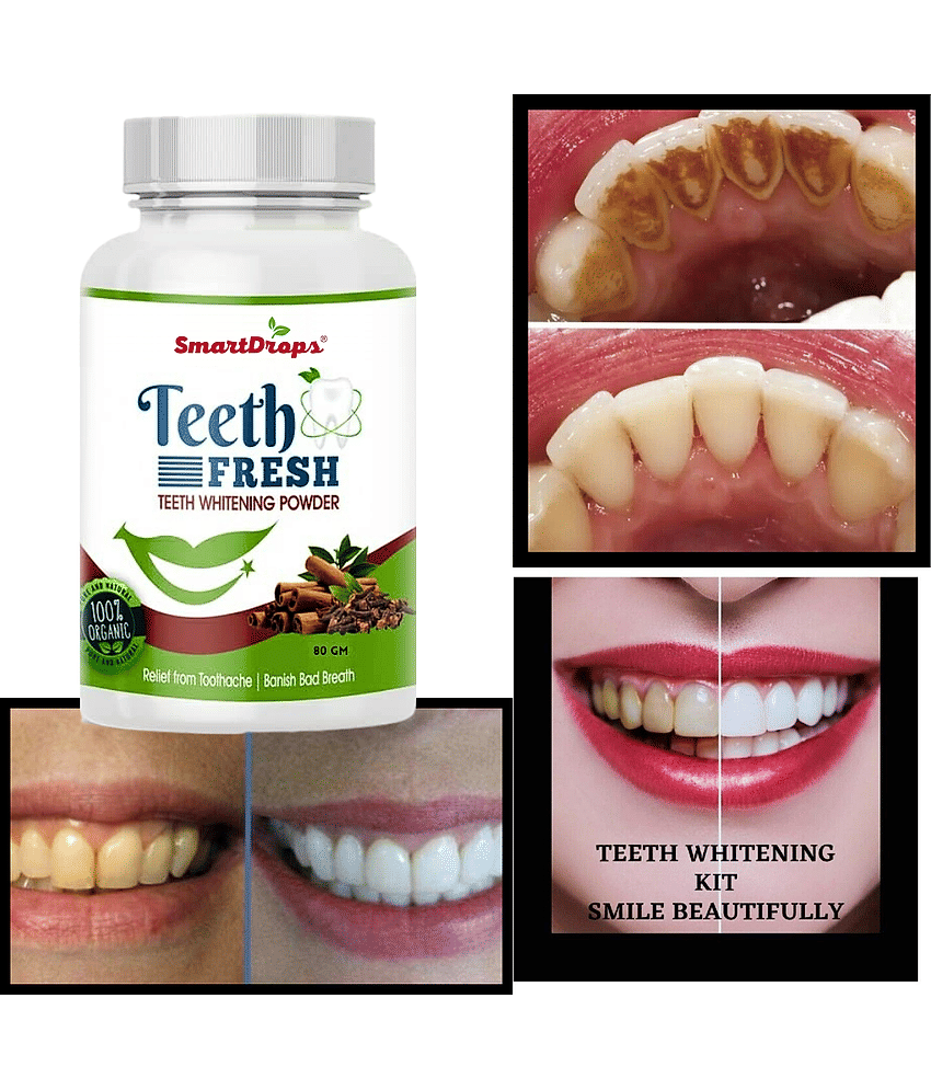 Smartdrops Teeth Whitening Powder 80