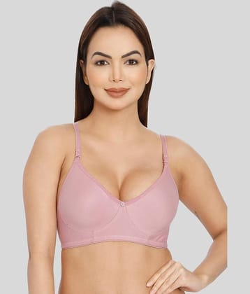 ILRASO Cotton Non Padded Women's T-Shirt Bra ( White )