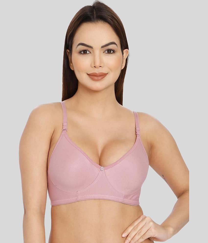 ILRASO Cotton Non Padded Women's T-Shirt Bra ( White )