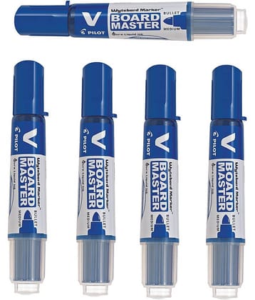 Pilot V Board Master Marker Ink Blue Pack of 5
