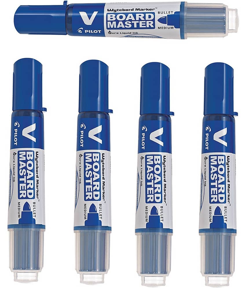 Pilot V Board Master Marker Ink Blue Pack of 5