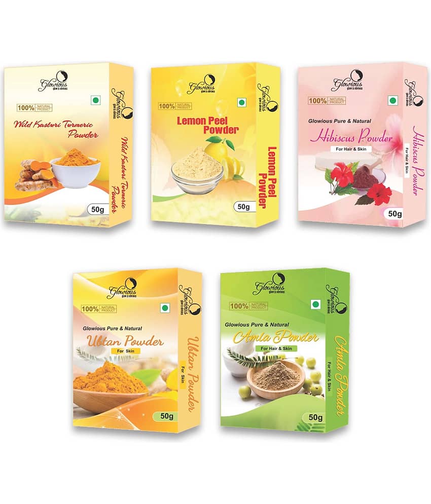 glowious - Skin Toning Face Pack for Normal Skin ( Pack of 5 )