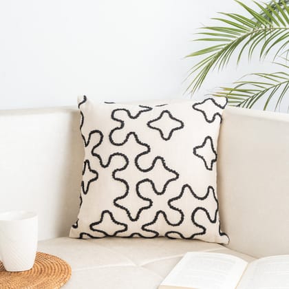 Abstract Swirl Cushion Cover-16"x16" / Single