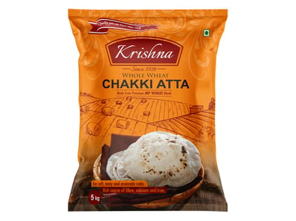Krishna Premium Chakki Atta - 5 kgs