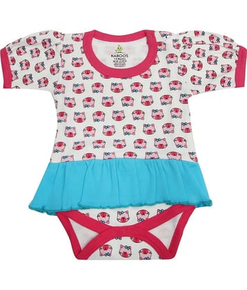 KABOOS Baby Girls Cotton Bodysuit ( Multicolor )