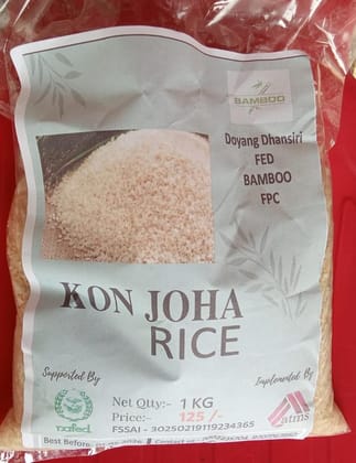 KON JOHA RICE  1 KG from Doyang Dhansiri Fed Bamboo FPC