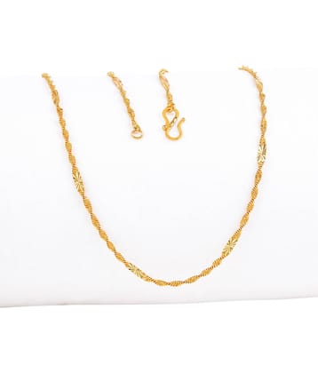 FASHION FRILL Gold Plated Brass Chain ( Pack of 1 )