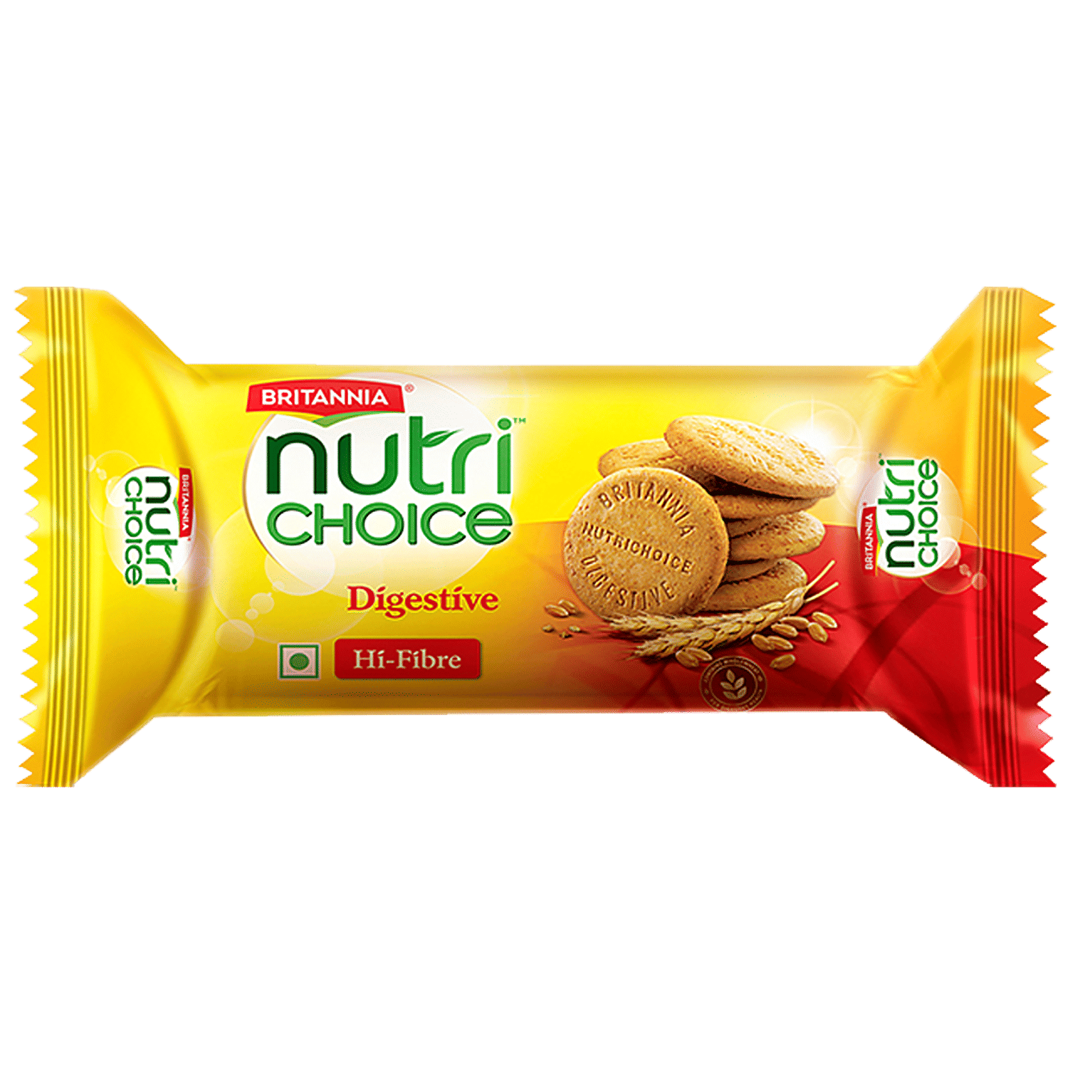Britannia NutriChoice Digestive Biscuit - Fibre-Rich, Healthy Snack, 250 g