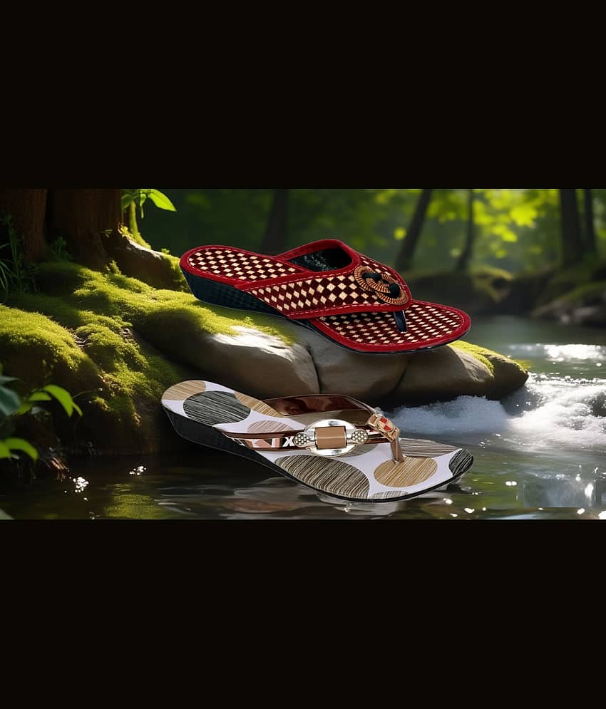 PM Traders Multi Color Women's Flats