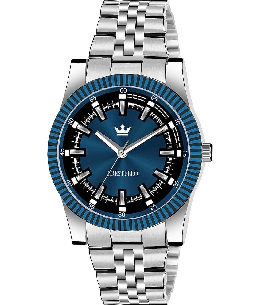 Crestello - Silver Metal Analog Men's Watch