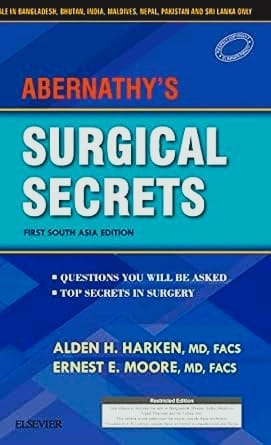 Abernathy's Surgical Secrets, First South Asia Edition