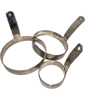 Dynore Set of 3 Egg ring With Handle