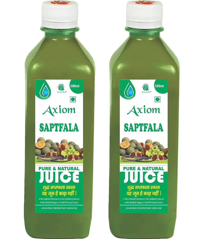 Axiom Saptfla juice 500ml (Pack of 2)| 100% Natural WHO-GLP,GMP,ISO Certified Product
