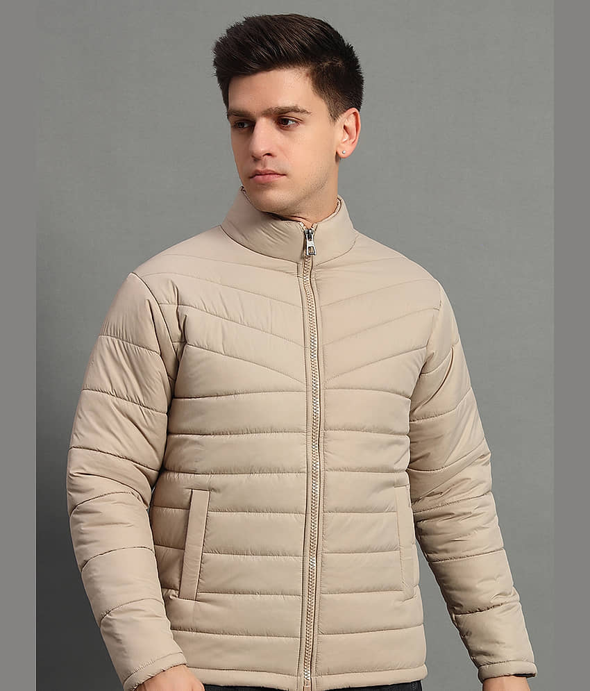 GET GOLF Polyester Men's Quilted & Bomber Jacket - Dark Grey ( Pack of 1 )