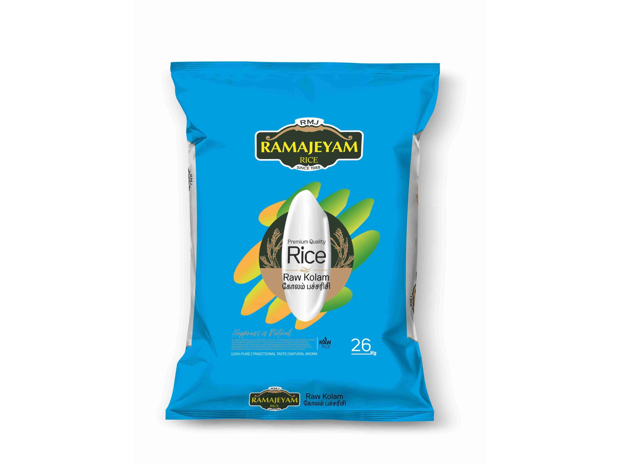 Ramajeyam Raw  Kolam Rice 26kgs