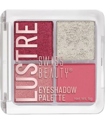 Swiss Beauty Lustre Eyeshadow Palette, 5g (Pack of 1)