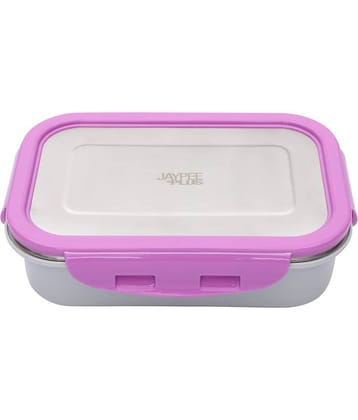 Jaypee Plus - Purple Stainless Steel Lunch Box ( Pack of 1 )