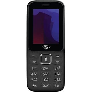 Itel It5029 (Dual Sim ,2.4 Inch Display, 1200 mAh Battery, Black)