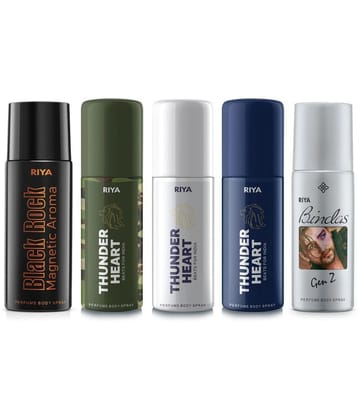 Riya Nano Deodorant For Men And Women, 40 Ml Each, Pack Of 5