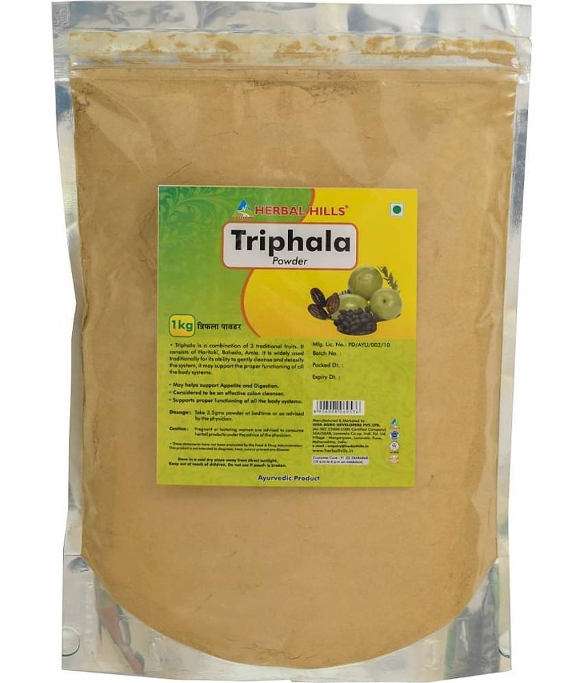 Herbal Hills Triphala Powder 1 Kg Pack of 1