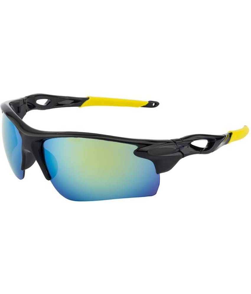 Clark n' Palmer - Golden Wrap Around Sunglasses ( SM 204 )