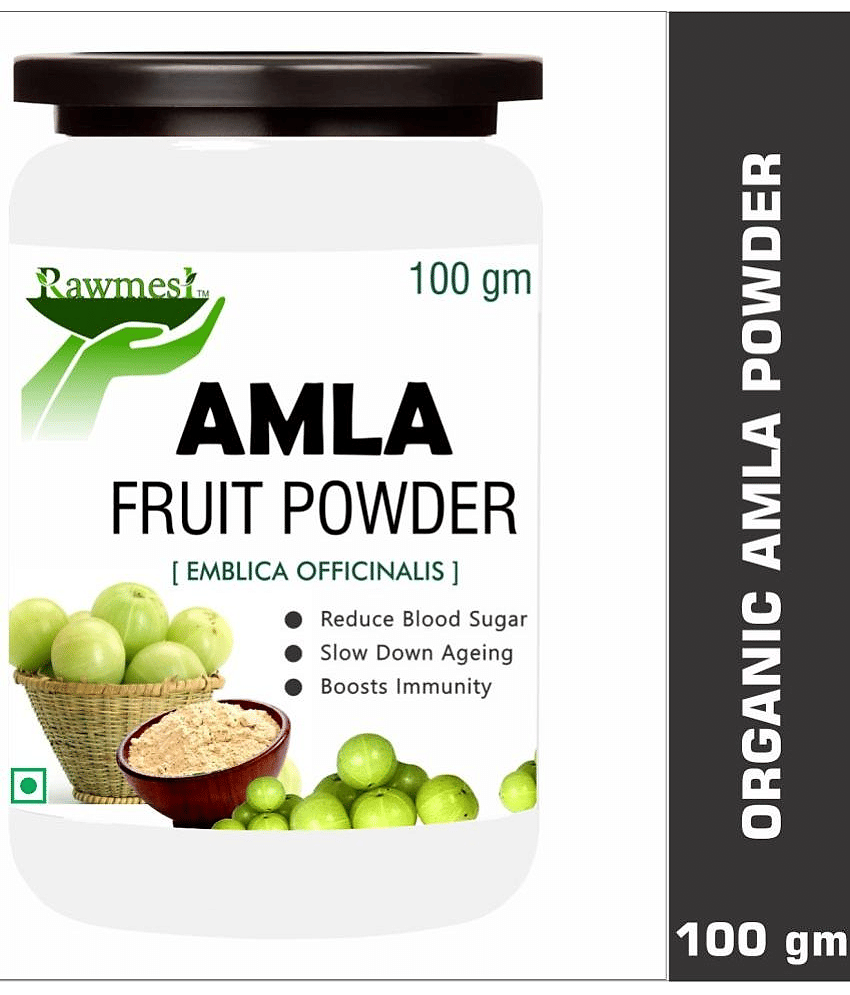 Rawmest 100% Pure Organic Amla Fruit Powder 100 Gm Pack of 1