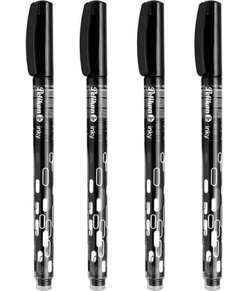 PELIKAN INKY FELT TIP PEN (BLACK) PACK OF 3