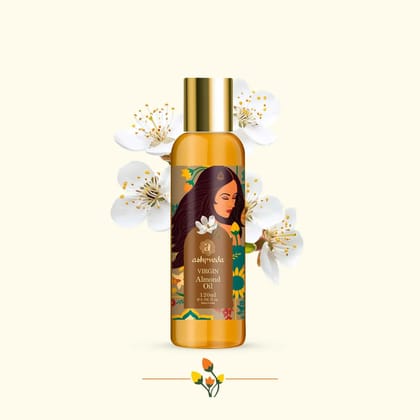 ashpveda Cold Pressed Almond Oil for Skin and Hair ashpveda Cold Pressed Almond Oil for Skin and Hair