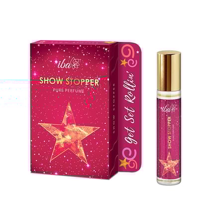 Iba Pure Perfume - Show Stopper 10 ml, Premium Long Lasting Floral, Musky & Spicy Fragrance for women | Skin Friendly Fresh Perfume for Everyday Fragrance | Alcohol Free | Halal Certified & Vegan Iba Pure Perfume - Show Stopper 10 ml, Premium Long Lastin