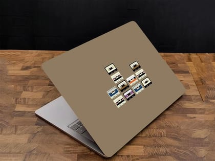 Custom Fit Laptop Skin Sticker for all laptop & notebook - RetroMinimalist04