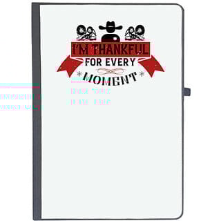UDNAG Ruled Notebook Diary Thanks Giving, Im thankful for every moment (A5 80Pages 80GSM)