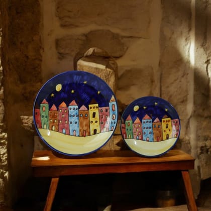 Delft Dreams Wall Plate (Set of 2)