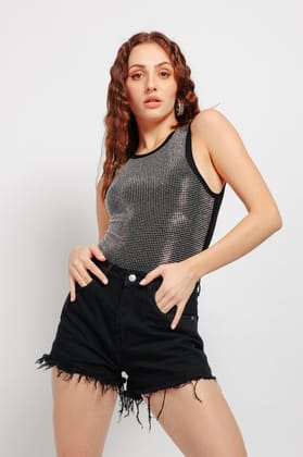 Black Women's Shorts 26