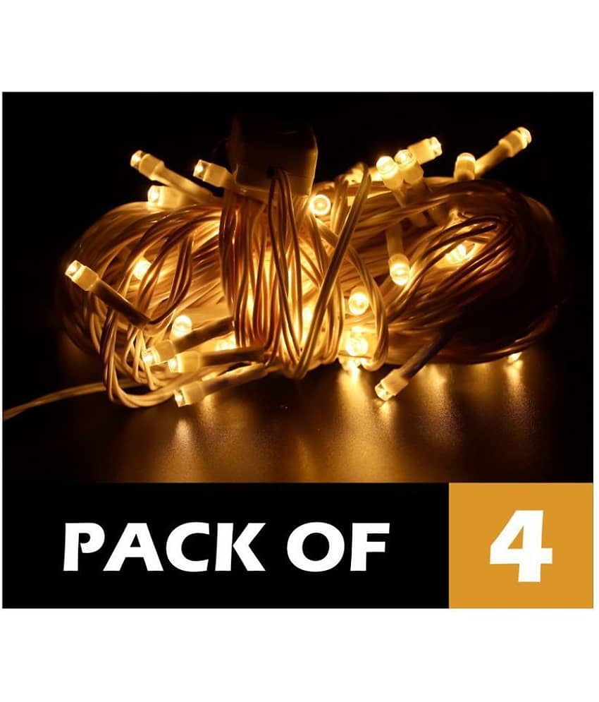Mprow - Off White 12Mtr String Light (Pack of 4)