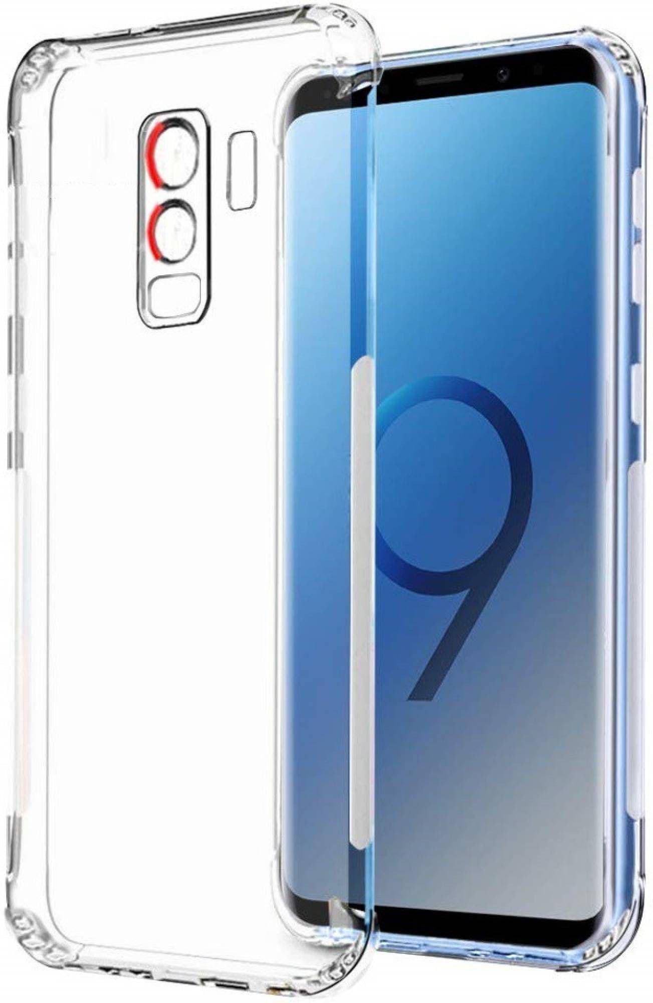 PLUGTECH TPU Ultra Hybrid Clear Camera Protection Back Cover Case for Samsung S9 Plus