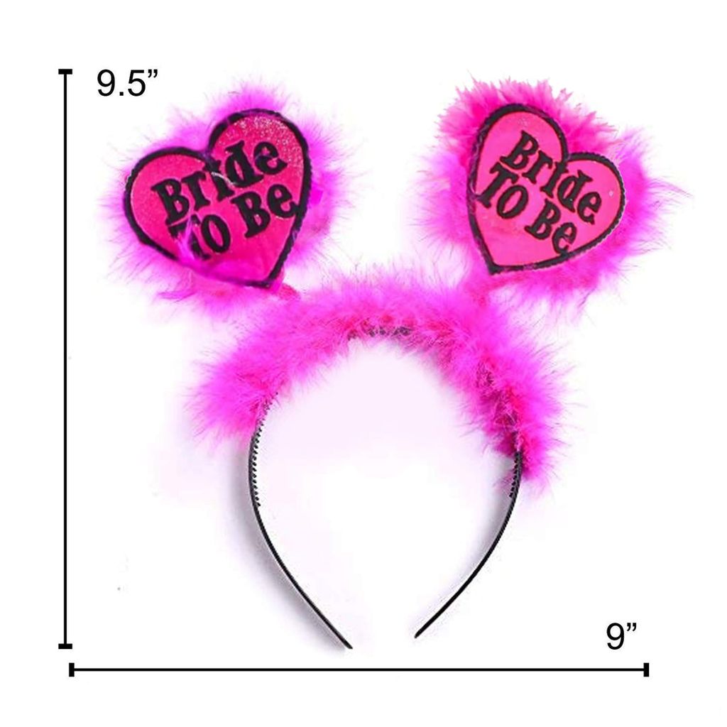 Bride To Be Headband w/Marabou