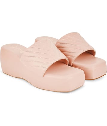 JM Looks White Women's Slip On Heels