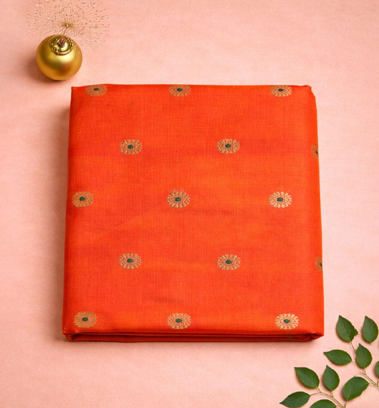 Handwoven Chanderi Silk × Silk Saree