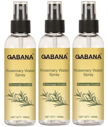 GABANA RoseMary Water Hair Sprays 100 mL Pack of 3