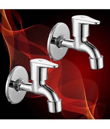 Cossimo Stainless Steel Torrent Bib Cock Tap (Pack of 2) Brass Bathroom Tap (Bib Cock)