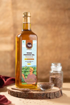 HPK Agro and Foods Cold Pressed Flaxseed Oil 1L – Plant Based Omega 3 Source